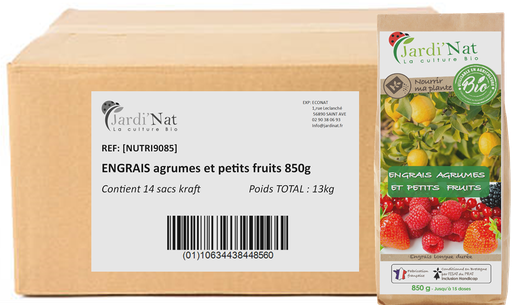 Carton : Engrais agrumes/petits fruits 850g* (14 unités)