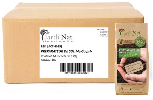 [DISACTI4085] Carton : Préparateur de sol Mg-So : pH- 850g*(14 unités)